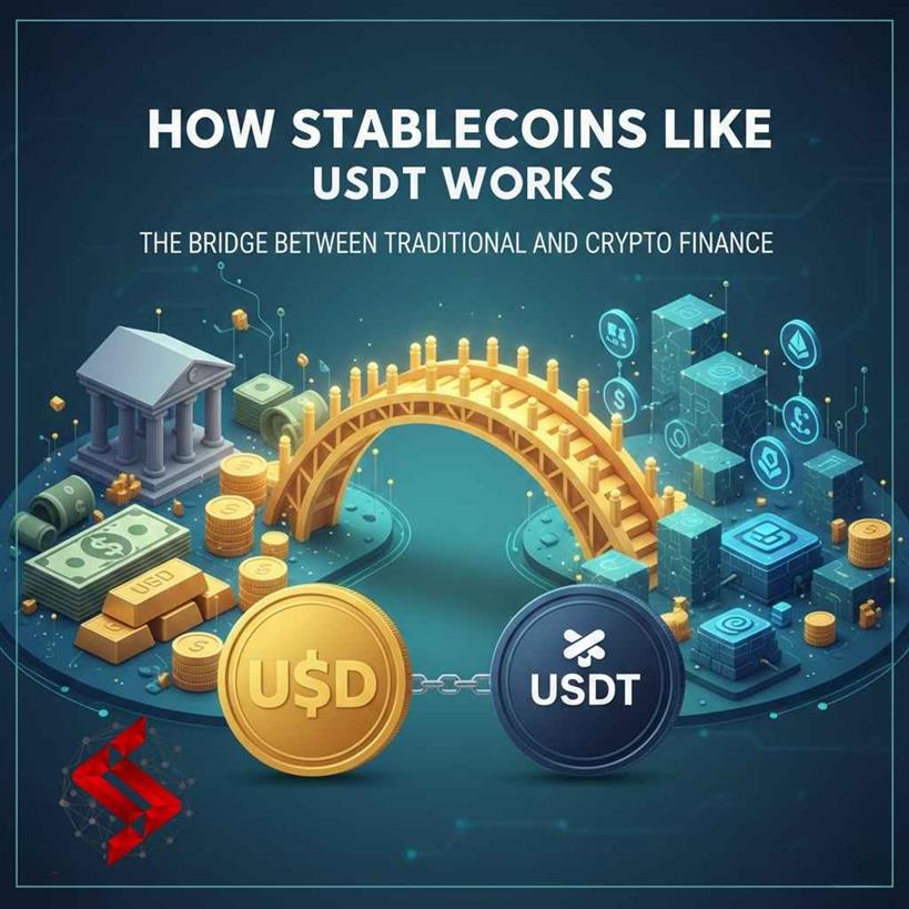 How Stablecoins Like USDT Work and Why They Matter: The Bridge Between Traditional and Crypto Finance