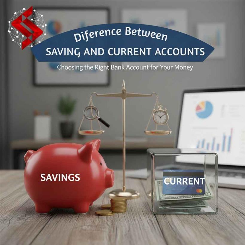 Difference Between Saving and Current Accounts: Choosing the Right Bank Account for Your Money